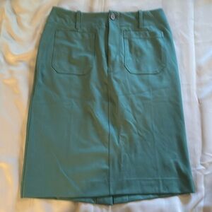 Maeve midi skirt, L, forest green